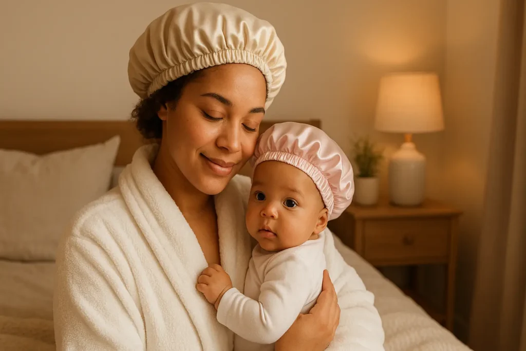Maman-et-bebe-Bonnet-en-Satin