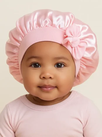 Bonnet Satin Bébé