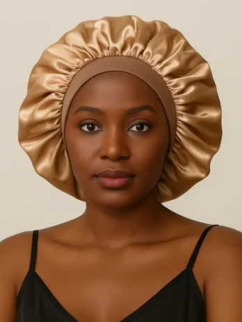 Bonnet Satin Cheveux Afro