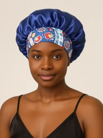 Bonnet Satin Cheveux Crépus