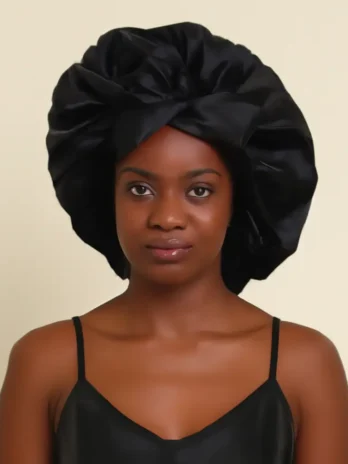 Bonnet Satin Cheveux Nuit