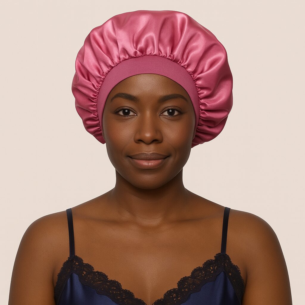 Bonnet-de-Douche-Satin