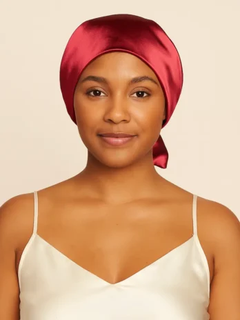 Bonnet de Nuit Satin Femme