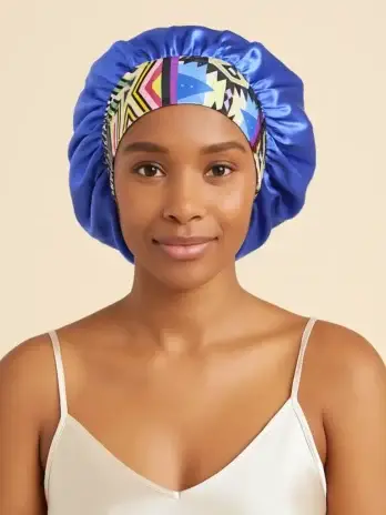 Bonnet en Satin Cheveux Crépus