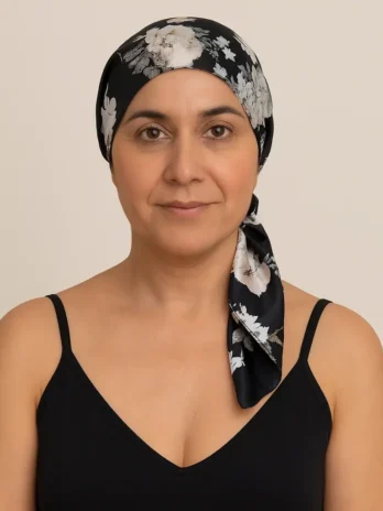 Bonnet en Satin Voile