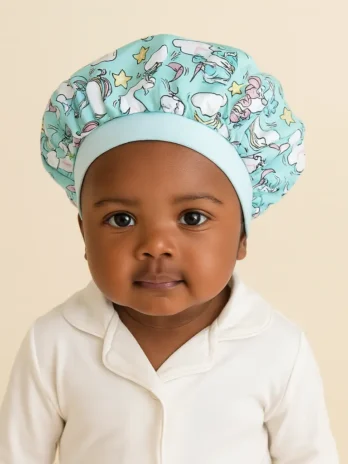 Bonnet en Satin pour Bébé