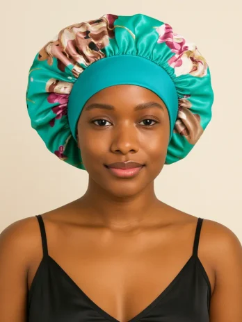 Bonnet en Satin pour Cheveux
