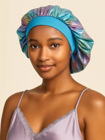 Bonnet en Satin pour Dormir