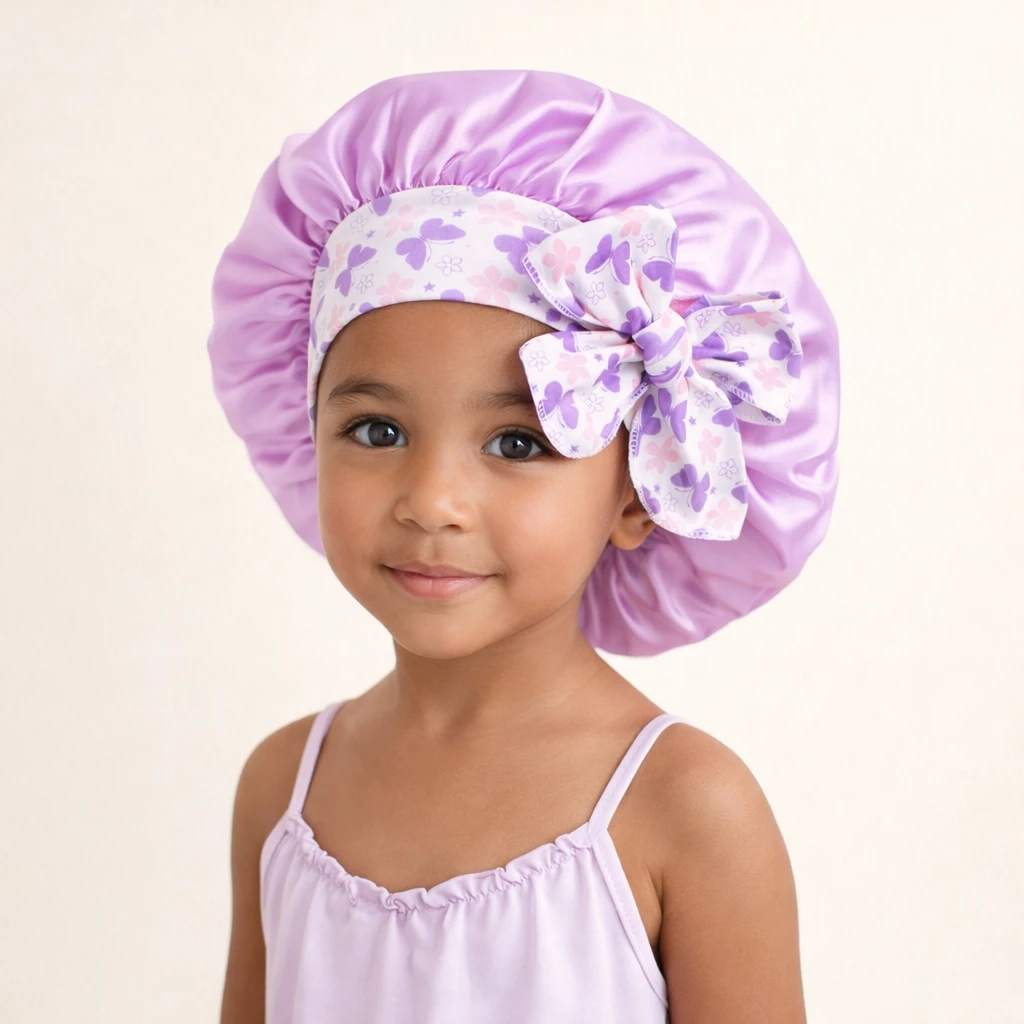 bonnet-satin-enfant