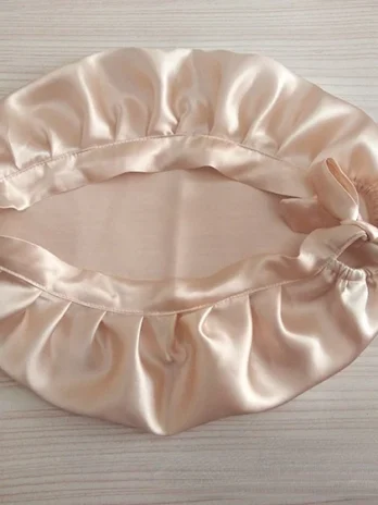 Bonnet en soie pour dormir
