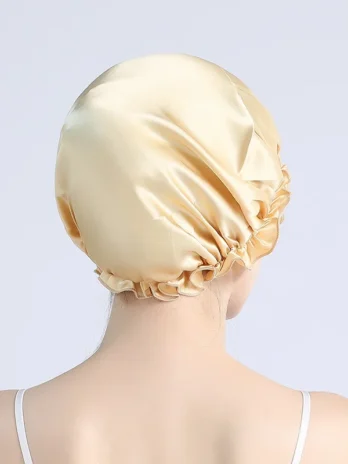 Bonnet de nuit en soie